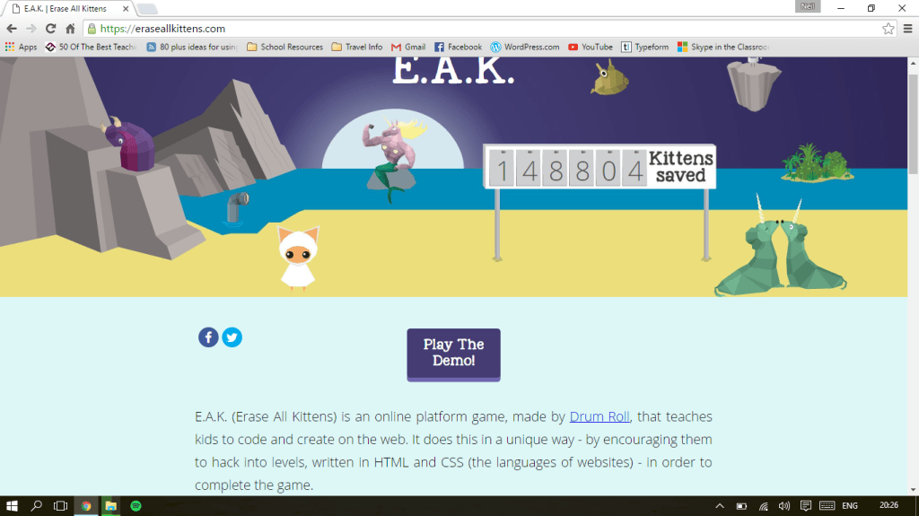 How To Use ‘Erase All Kittens’ To Teach Coding and HTML – EDTECH 4 ...