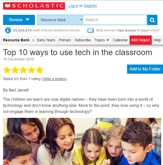 Top 10 Ways To Use Tech In The Classroom – EDTECH 4 BEGINNERS