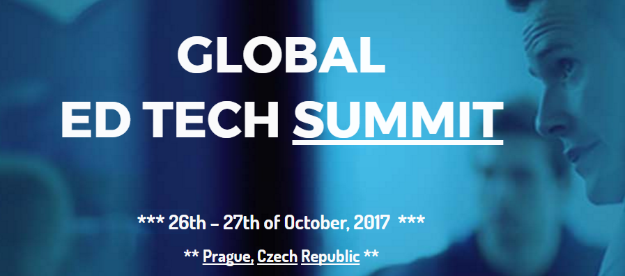 EDTECH 4 BEGINNERS presenting at the Global EdTech Summit 2017 in Prague