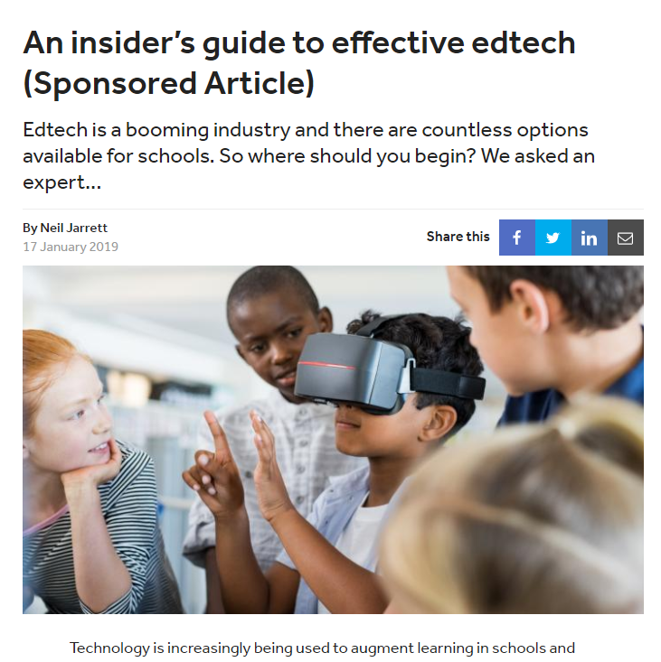 An insider’s guide to effective edtech